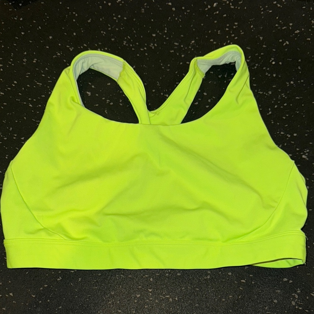 Athleta Vibrant Lime Sports Bra